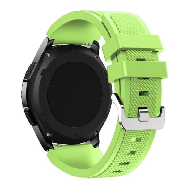 Univerzální silikonový řemínek 20 mm T891 světle zelená