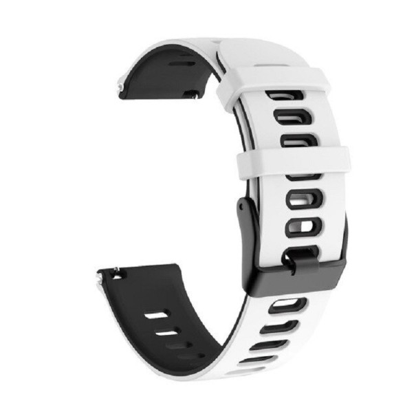 Univerzální silikonový řemínek 20 mm T894 bílá
