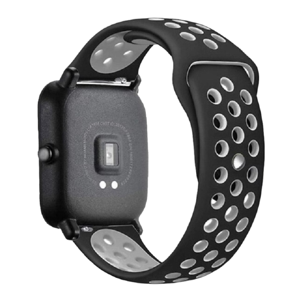 Univerzální silikonový řemínek 22 mm T888 šedá