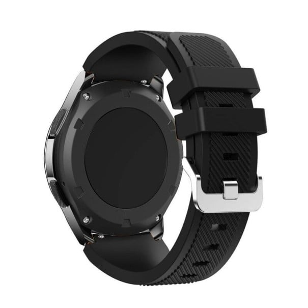 Univerzální silikonový řemínek 22 mm T892 černá