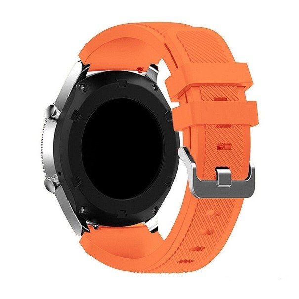 Univerzální silikonový řemínek 22 mm T892 oranžová