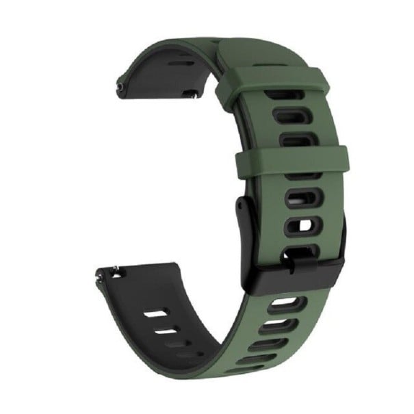 Univerzální silikonový řemínek 22 mm T895 armádní zelená
