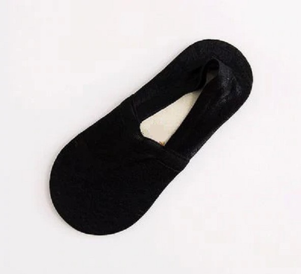 Unsichtbare Damensocken grau