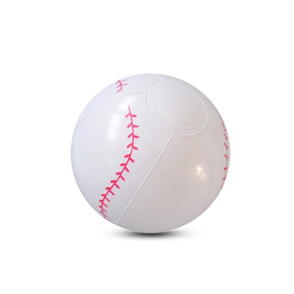 Uppblåsbar boll PVC Lätt barnboll för lek Utomhus sportleksak för trädgård strand och lekplats vit