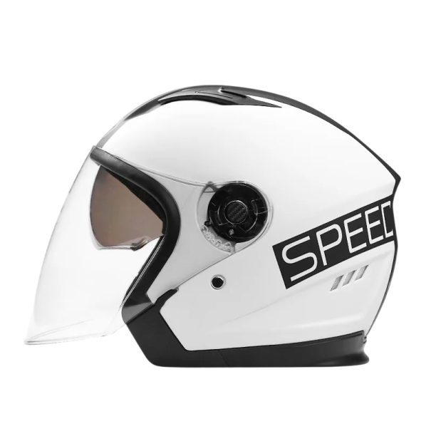 Uppfällbar motorcykelhjälm 21,5 x 30 x 22 cm Dubbelvisir Skyddshjälm av ABS-material Uppfällbar plexiglas Travel motorcykelhjälm rosa