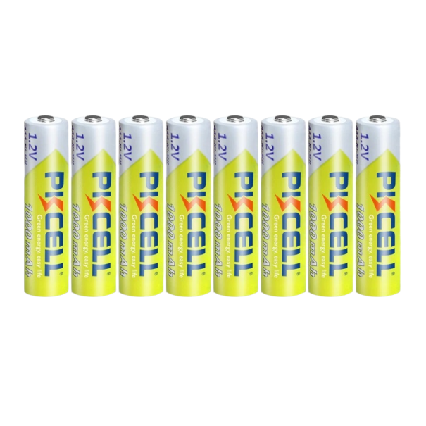 Uppladdningsbart mikrocellsbatteri AAA 8 st 1