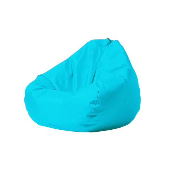 Üres ülőzsák 240 l magasság 100 cm vízálló burkolat univerzális kényelmes ülőzsák nappaliba és teraszra világoskék