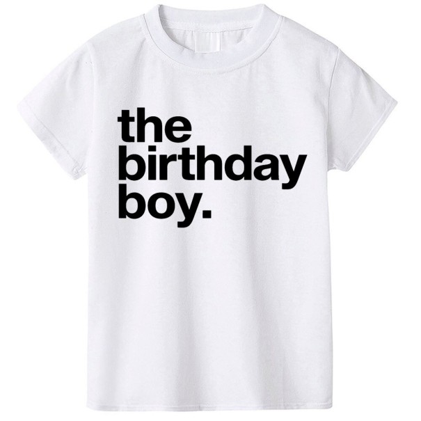 Urodzinowa koszulka chłopięca B1625 biały 12-24 miesięcy