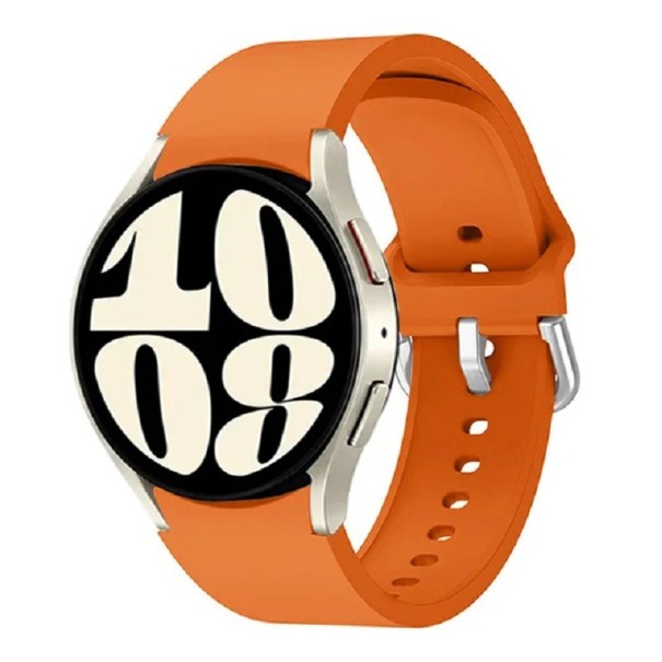 Urrem til Samsung Galaxy Watch 6 Classic 43 mm 47 mm Gummi urrem abrikos