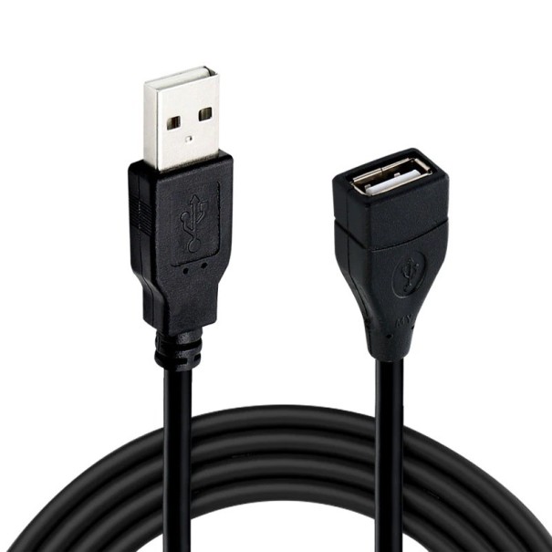 USB 2.0 F/M forlængerkabel 1 m