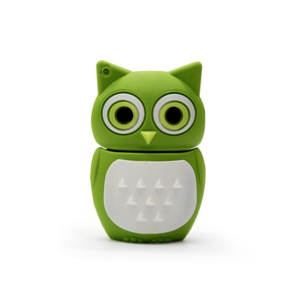 USB 2.0 flash disk sova zelená 8GB