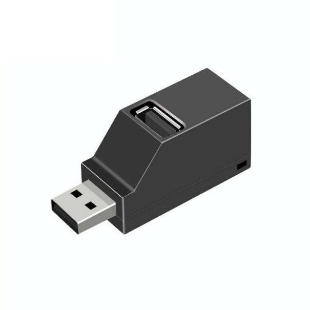 USB 2.0 HUB 3 portar svart