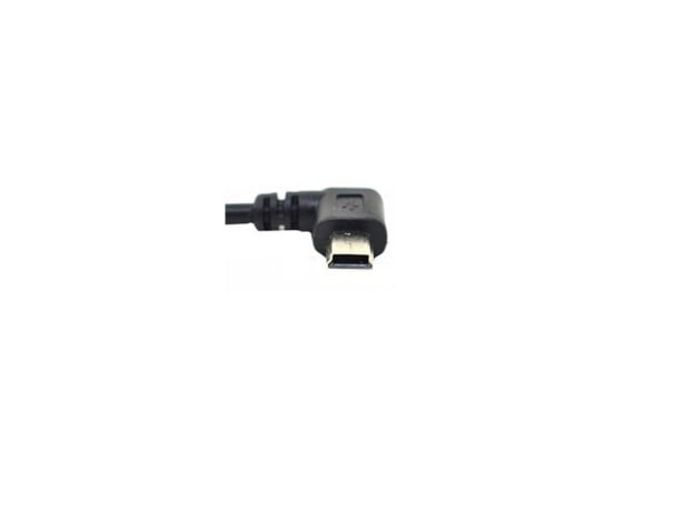 USB 2.0 na Mini USB lomený propojovací kabel M/M 25 cm 3