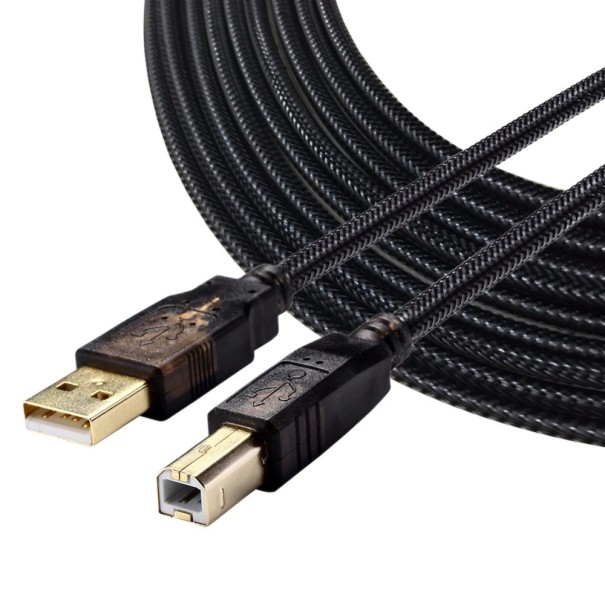 USB 2.0 til USB-B M/M forbindelseskabel 5 m