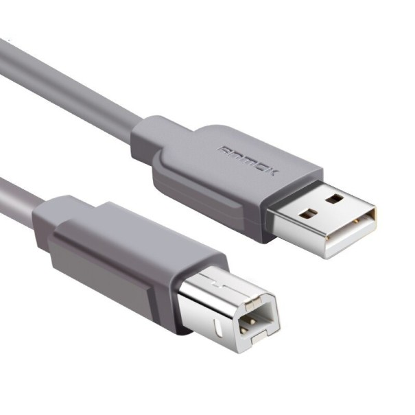 USB 2.0 - USB-B -liitäntäkaapeli M/M-tulostimille K1028 5 m