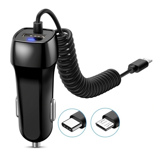 USB billaddare Micro USB / USB-C