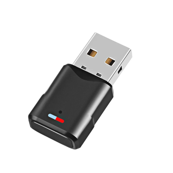 USB Bluetooth 5.3 adapter PS5 PS4 PC Gaming Headsethez 2 az 1-ben vevőegység adó 3D sztereó HD hangzás kettős audiofolyam 2 eszköz csatlakoztatásához 1