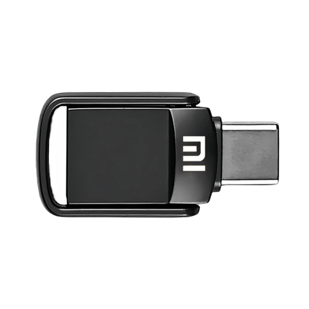 USB-C 3.1 OTG pendrive 2 TB USB Type-C nagy sebességű pendrive 2 TB okostelefonhoz, MacBook fekete