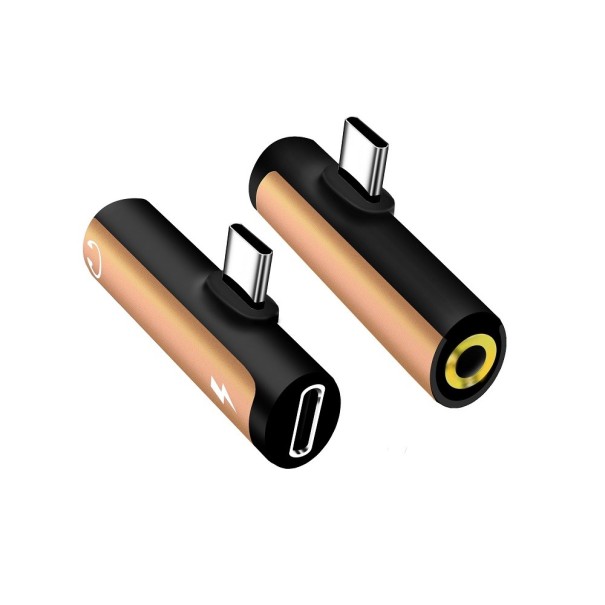 USB-C - 3,5 mm-es jack / USB-C K113 adapter bézs