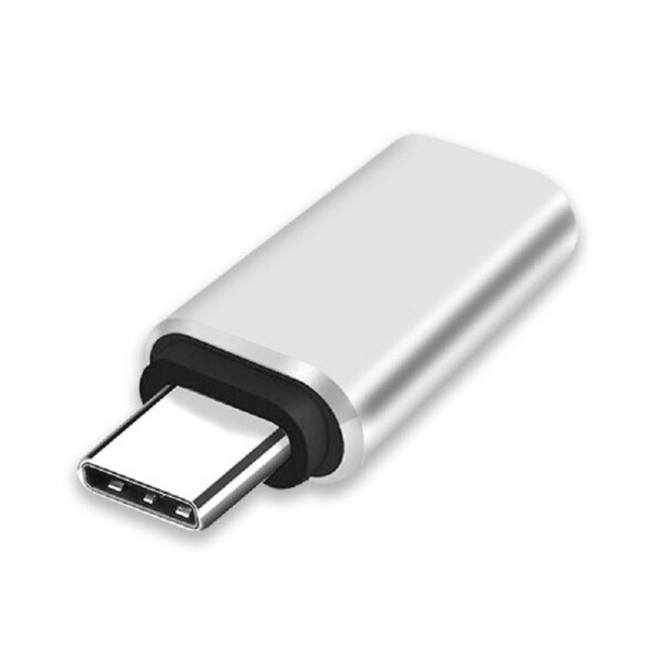 USB-C átalakító az Apple iPhone lightning ezüst