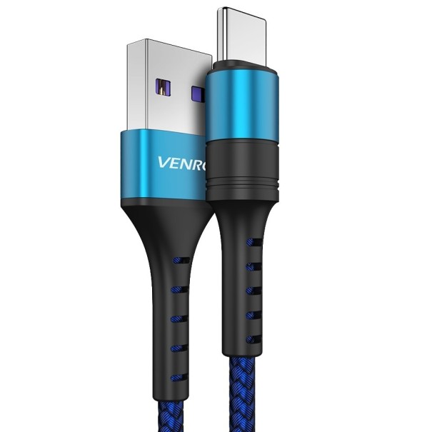 USB-C-auf-USB-Datenkabel K49 blau 1 m