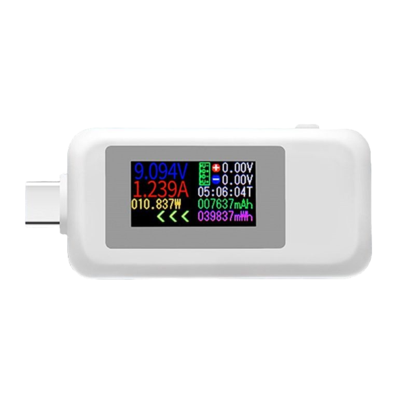 USB-C merač biela