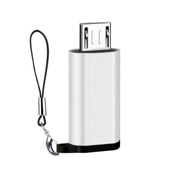 USB-C / Micro USB adapter ezüst 1