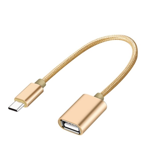 USB-C naar USB 2.0-adapter goud