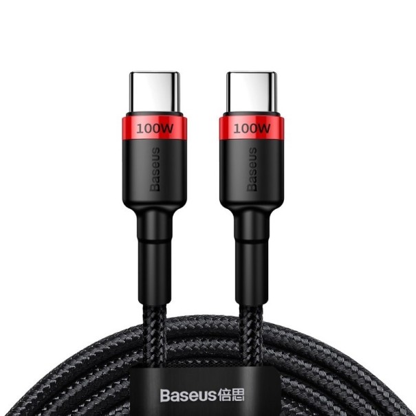 USB-C PD 100W datakabel rood 2 m