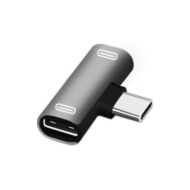 USB-C Splitter grey