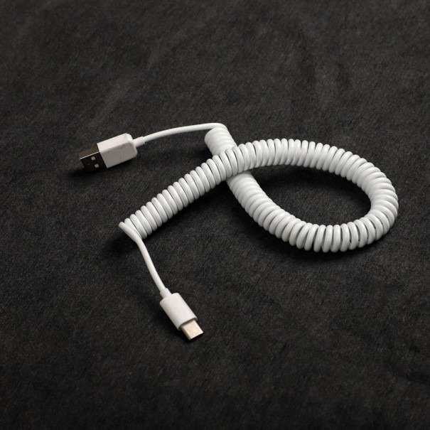 USB-C tastaturtilslutningskabel hvid