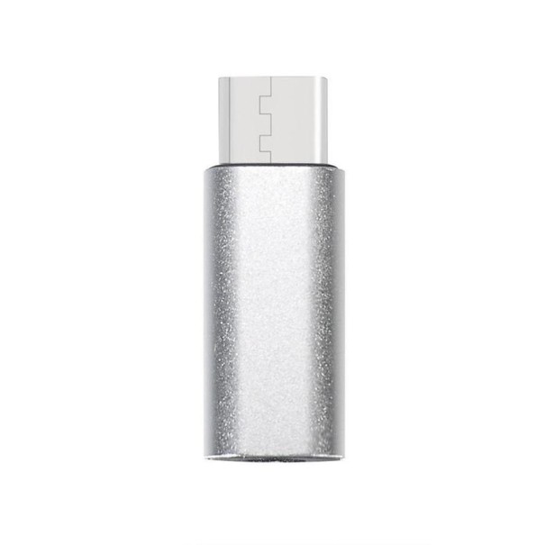 USB-C til 3,5 mm jack-adapter sølv