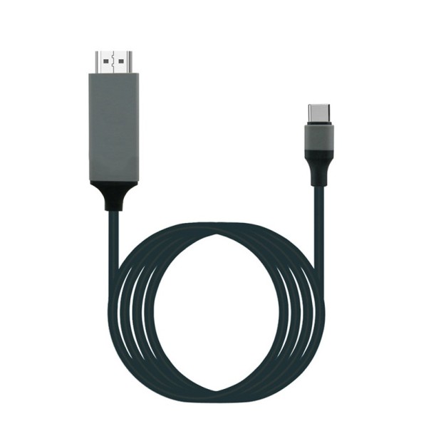 USB-C til HDMI-kabel sort