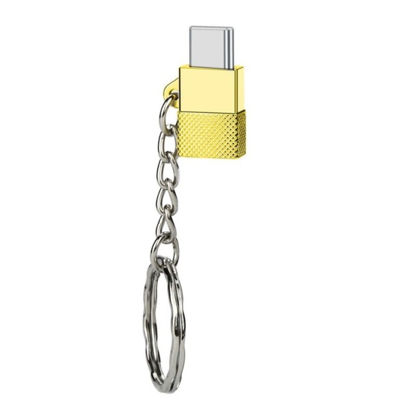 USB-C til Micro USB-adapter K107 guld