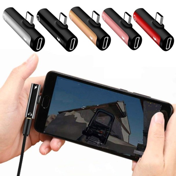 USB-C till 3,5 mm-uttag / USB-C-adapter K113