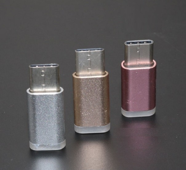 USB-C to Micro USB / USB 3.0 / Lightning Adapter 3 pcs 1
