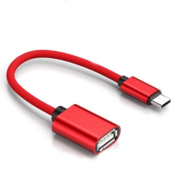 USB-C - USB 3.0 K3 adapter piros