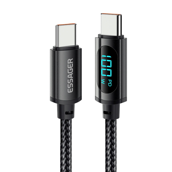 USB-C / USB-C adatkábel kijelzővel 1 m 1