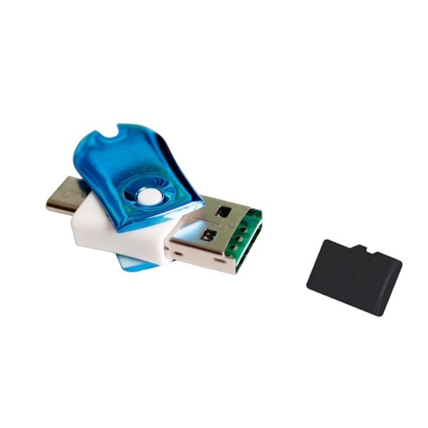 USB-C / USB Micro SD minneskortläsare K932