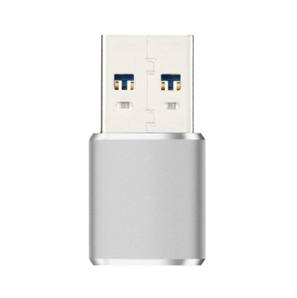 USB čtečka Micro SD paměťových karet K890 stříbrná