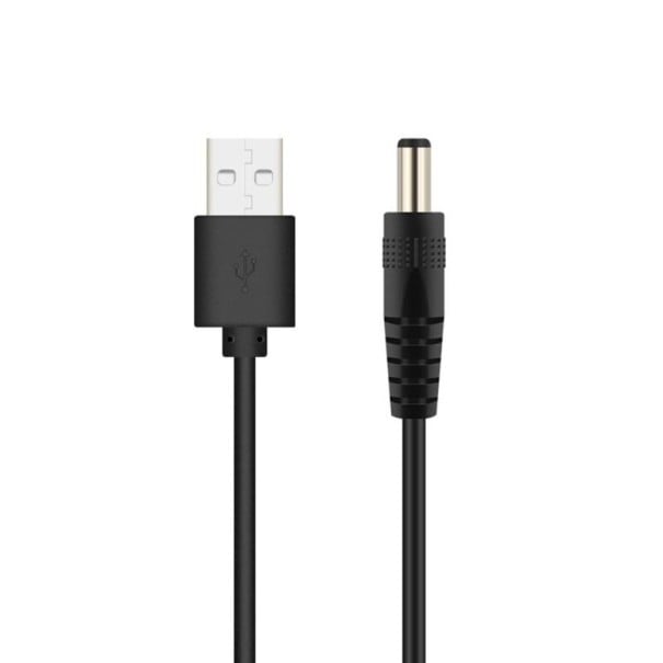 USB-DC 5.5 x 2.1 virtajohto 100 cm