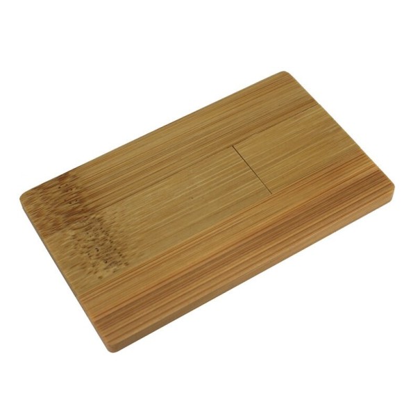 USB flash disk dřevěná karta 16GB 3