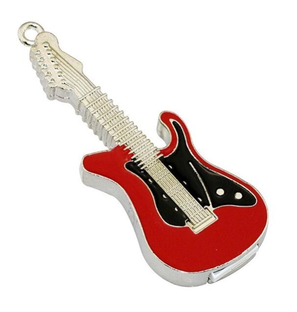 USB flash disk elektrická gitara červená 4GB