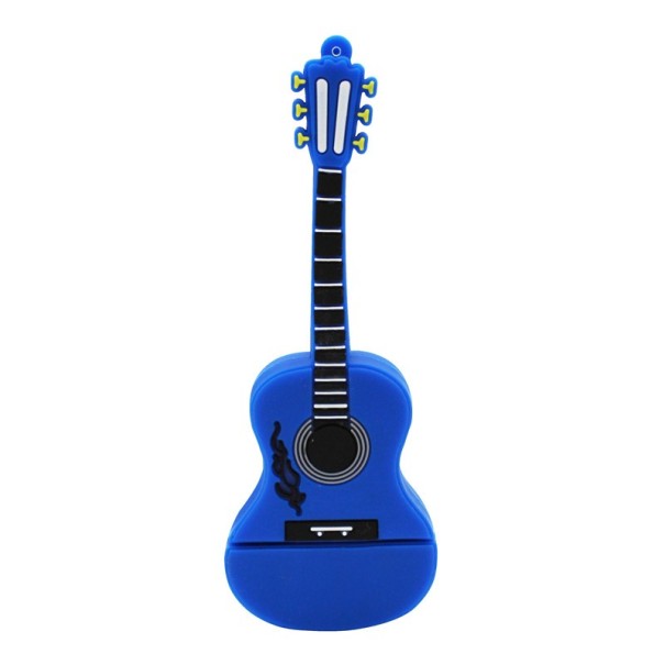 USB flash disk gitara modrá 4GB