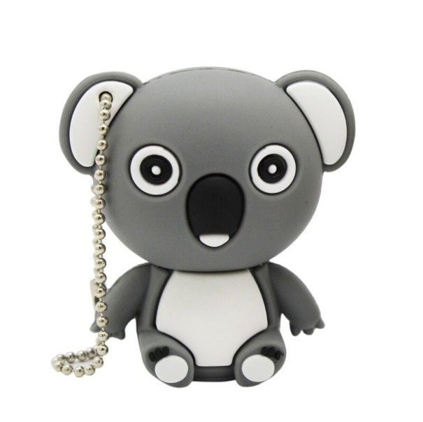 USB flash disk koala šedá 4GB