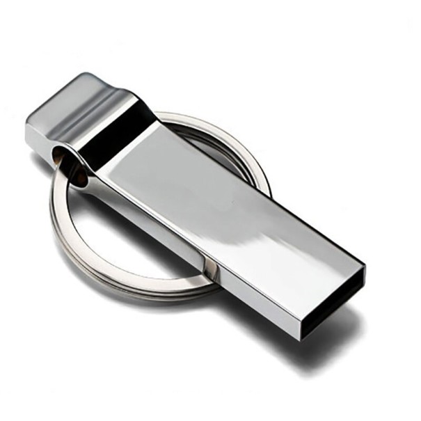 USB flash disk kovový sivá 16GB