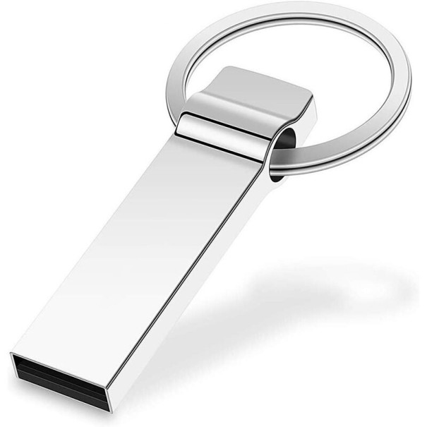 USB flash disk kovový stříbrná 4GB
