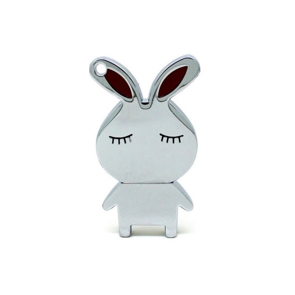 USB flash disk králíček stříbrná 32GB