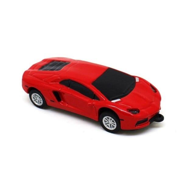 USB flash disk sportovní auto červená 8GB