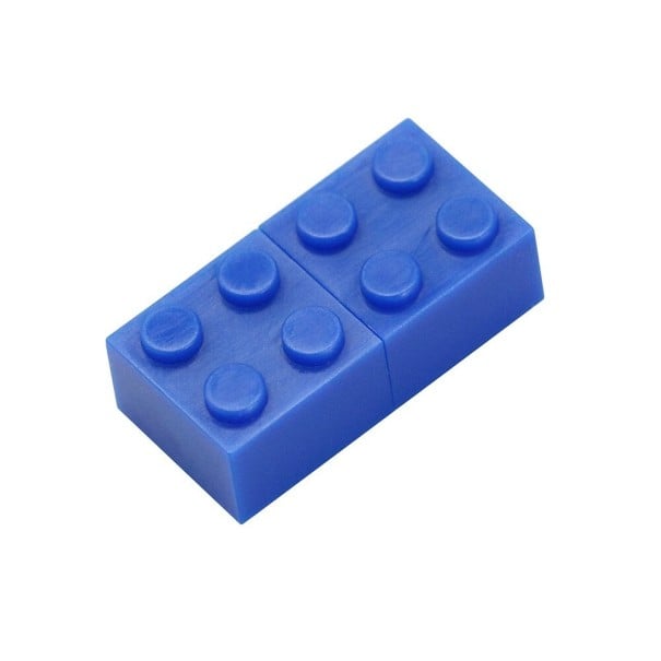USB flash disk stavebnice modrá 16GB